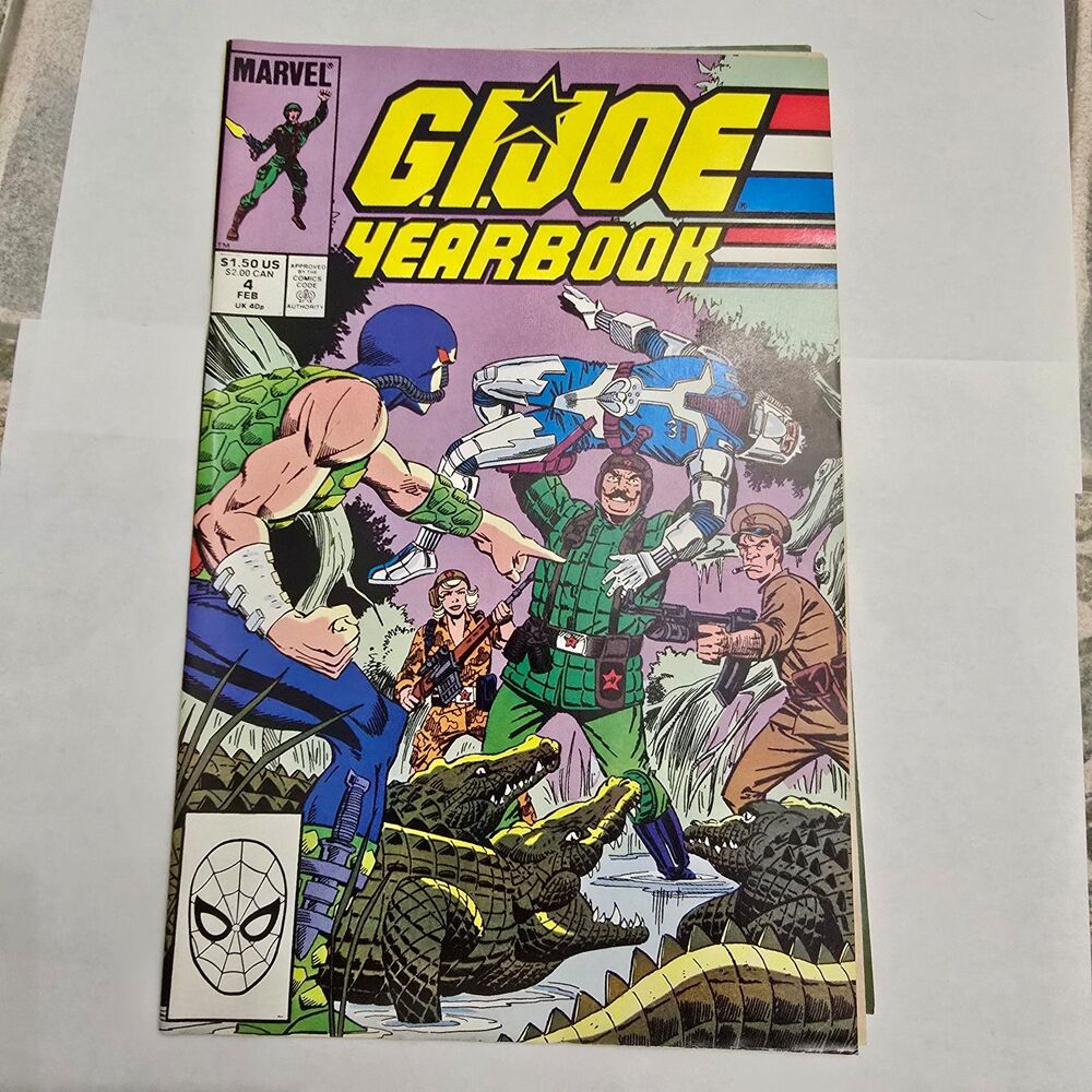 G.I. Joe Yearbook #4 (1988) Marvel Comics Snake Eyes Scarlett